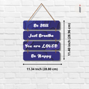 Peaceful Mind Inspirational Wall Hanging