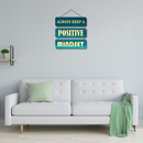Positive Vibes Only – Motivational Wall Hanging