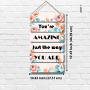You're amazing Wooden Wall Hanging