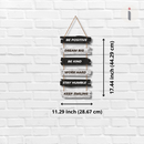 Inspirational Wooden Quote Hanging