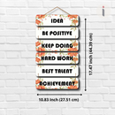 Be positive Wooden Wall Hanging