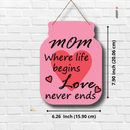 Mom-themed wooden wall hanging