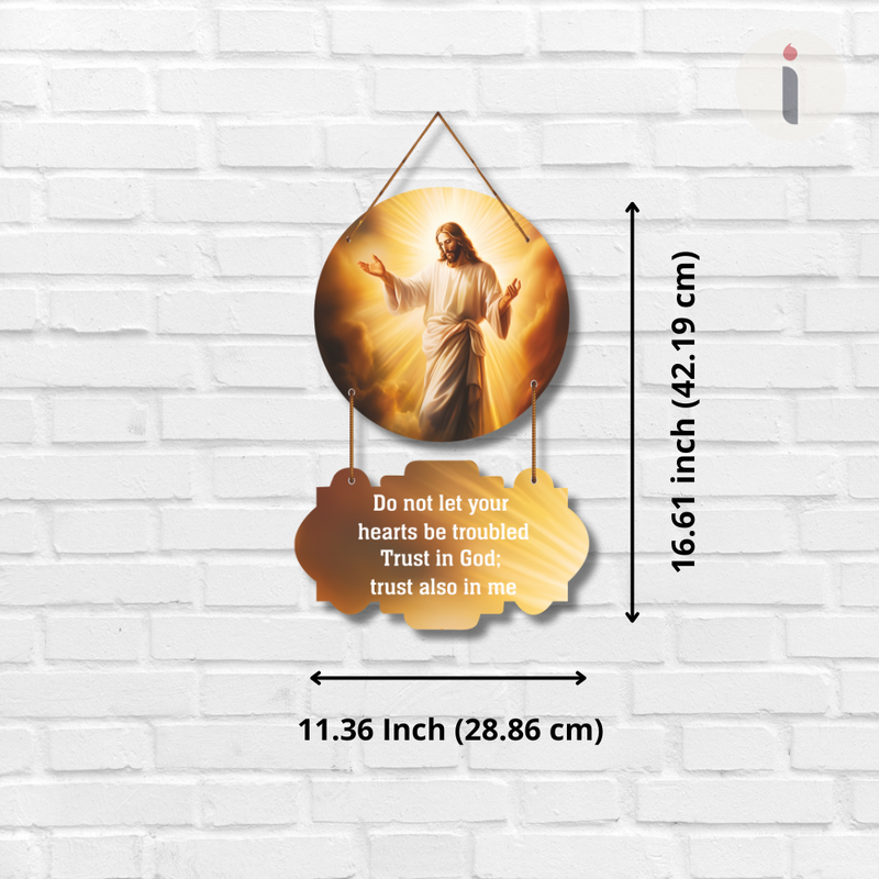 Trust in God Jesus Wall Hanging