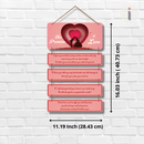 The Promise of Love You Couple Wooden Wall Hanging