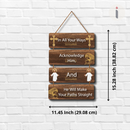 In all your ways wooden wall hanging