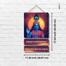 Vasudeva-sutam Devam Wooden Wall Hanging