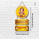 Welcome Ganesha Mantra Wall Hanging