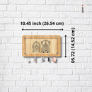 Wooden Key Holder with Lord Balaji Design - ICraft asia
