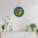 Madhubani Peacock Art Wall Hanging