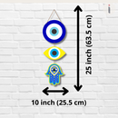 Yellow Evil Eye wall hanging - ICraft asia