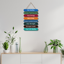 Health Habit Wall Hanging