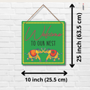 "Welcome to Our Nest" wall hanging - ICraft asia
