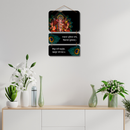 Gajananam Bhumigata Janmam Wooden Wall Hanging