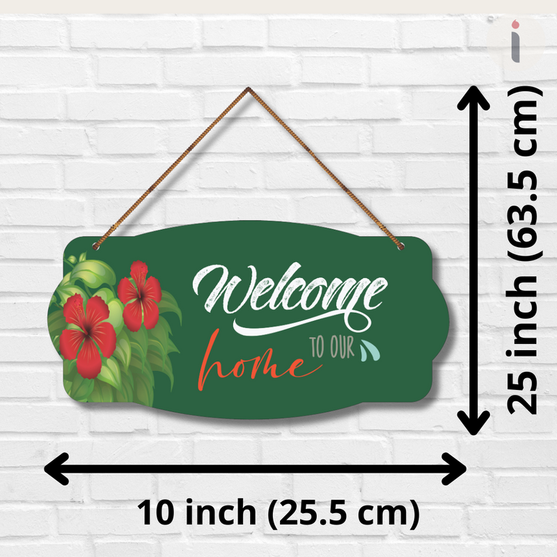 "Welcome to Our Home" wall hanging