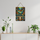 Lord Krishna with Mor – Spiritual Art Hanging