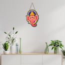 Ganesha Face Wooden Wal Hanging