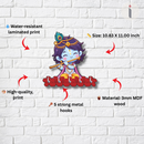 Baby Krishna Wooden Key Holder - ICraft asia