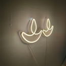 Divine Glow Diya Neon Light