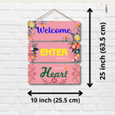 "Welcome Enter Heart" wall hanging - ICraft asia