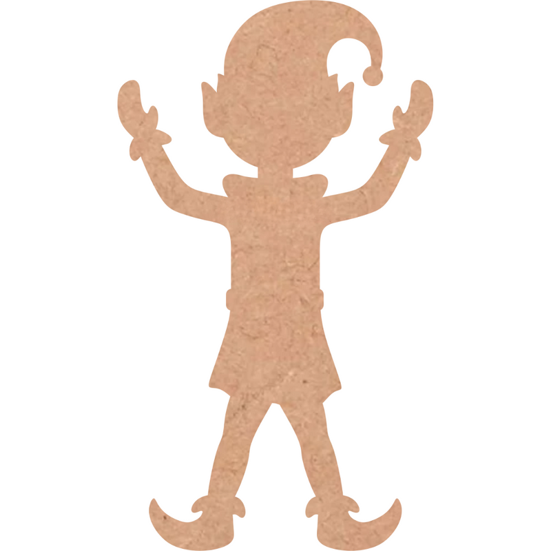 MDF Christmas Elf Cutout