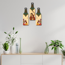 Rajasthani Folk Dance Bottle Art Wall Hanging