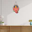 Ganesha Face Wooden Wal Hanging