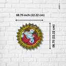 Lord Krishna Wooden Key Holder - ICraft asia