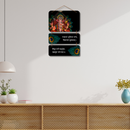Gajananam Bhumigata Janmam Wooden Wall Hanging