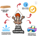 Baba’s Wisdom Wooden Wall Hanging