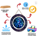 Mystic Blue Ganesha Wall Hanging