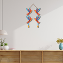 Birds Bells Wooden Wall Hanging