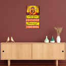 Gajananan Bhutaradyam Wooden Wall Hanging