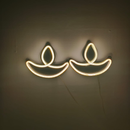 Divine Glow Diya Neon Light
