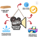 Retro Cinema Wall Hanging