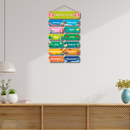 Colorful Months of the Year Educational Wall Hanging
