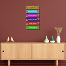 Idea Be Positive Wooden Wall Hanging