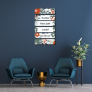 Thankful, Believe, Faith, Grateful, Love, and Blessed Wooden Wall Hanging