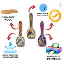 Madhubani Art Wooden Wall Hanging