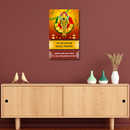 Jai Devi Mahalakshmi, Kolhapur Nivasini Wooden Wall Hanging