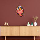Ganesha Face Wooden Wal Hanging