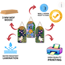 Divine Krishna with Cows Wall Hanging