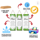 Hope, Faith & Love Wall Hanging