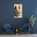 Om Saravanabhavaya Nama Wooden Wall Hanging