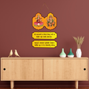 Lakshmi Ganesha Mantra Wall Hanging