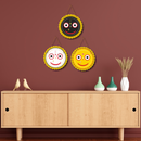 Jagannath, Balabhadra, Subhadra Face Wall Hanging
