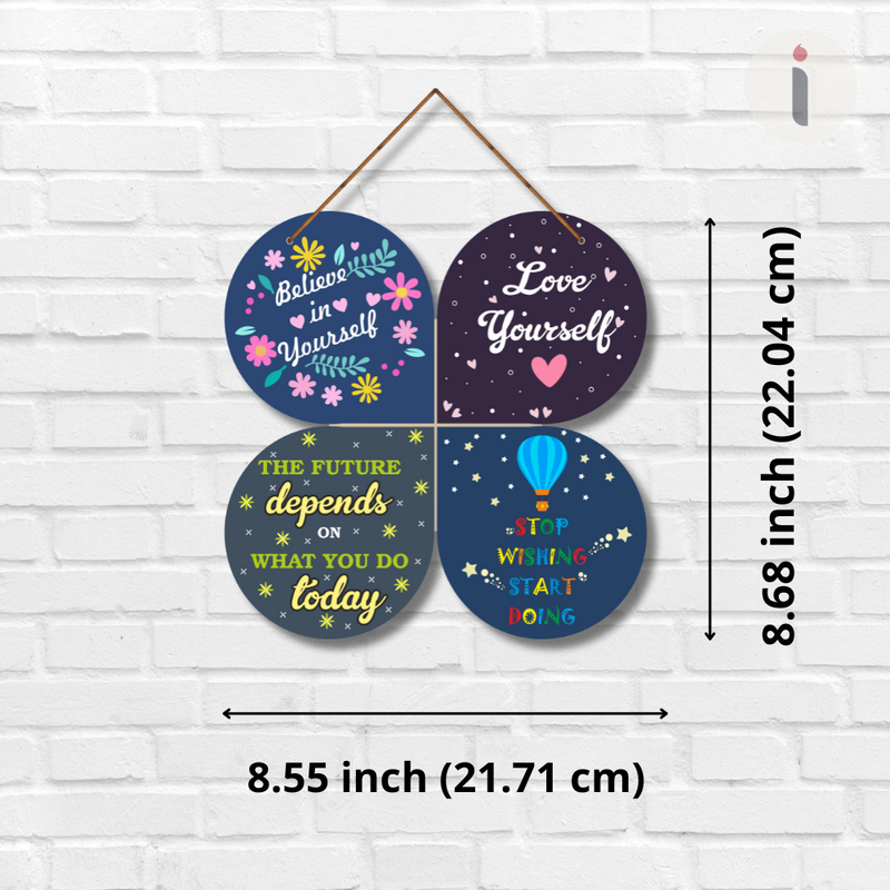 Dream, Believe & Achieve – Motivational Wall Hanging