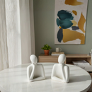 Abstract Thinking Couple Figurine