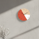 Aura Birch Clock - Fiery Coral