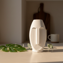 Abstract Face Sculpture Vase 🗿✨