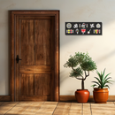 Divine Wooden Wall Name Plate